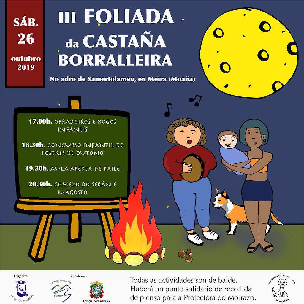 III Foliada da Castaña Borralleira  en Moaña