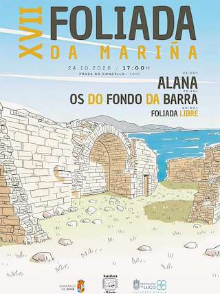 Fechas, información, programa, cartel, imágenes, mapa y ubicación de XVII Foliada da Mariña (2026)  en  Xove