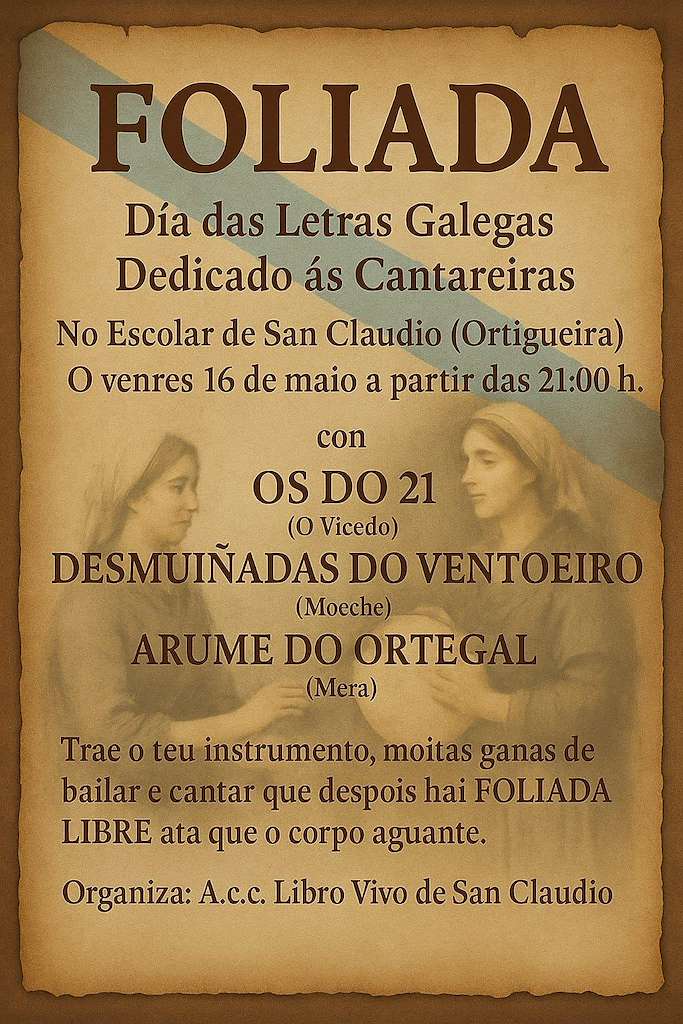 Foliada das Letras Galegas (2025) en Ortigueira