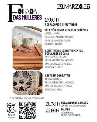 Fechas, información, programa, cartel, imágenes, mapa y ubicación de Foliada das Mulleres de Couso  en  A Estrada