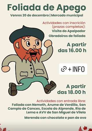 Fechas, información, programa, cartel, imágenes, mapa y ubicación de Foliada de Apego  en  Carballo
