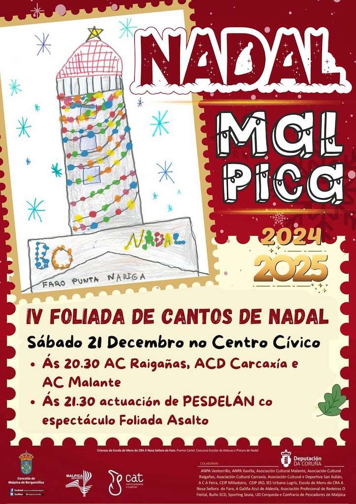 III Foliada de Cantos de Nadal en Malpica de Bergantiños