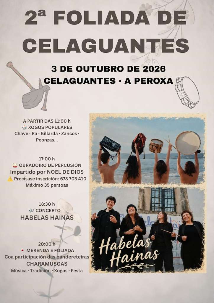 II Foliada de Celaguantes (2026) en A Peroxa