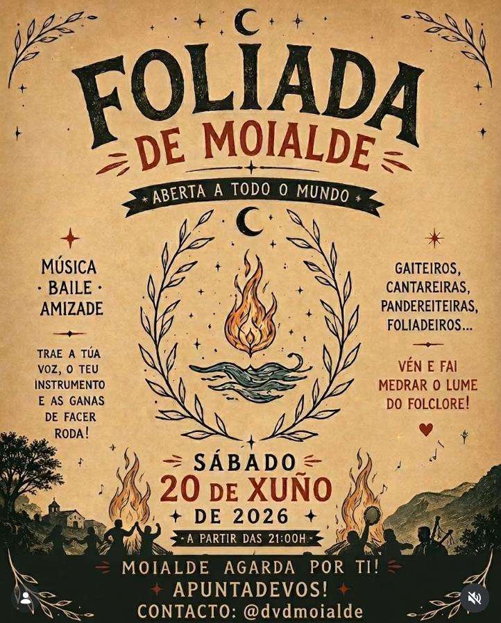 Foliada de Moialde (2026) en Vilardevós