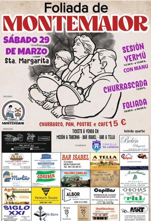 Foliada de Montemaior en A Laracha