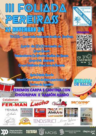 Fechas, información, programa, cartel, imágenes, mapa y ubicación de III Foliada de Pereiras  en  Mos
