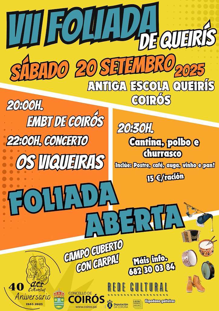 VIII Foliada de Queirís (2026) en Coirós