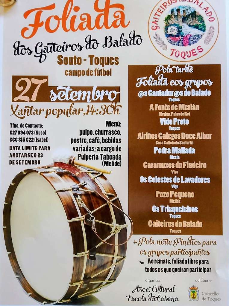 Foliada dos Gaiteiros do Balado en Toques