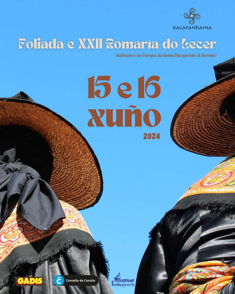 Foliada e XXII Romería do Lecer Xacarandaina en A Coruña