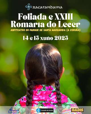 Fechas, información, programa, cartel, imágenes, mapa y ubicación de Foliada e XXIII Romería do Lecer Xacarandaina  en  A Coruña
