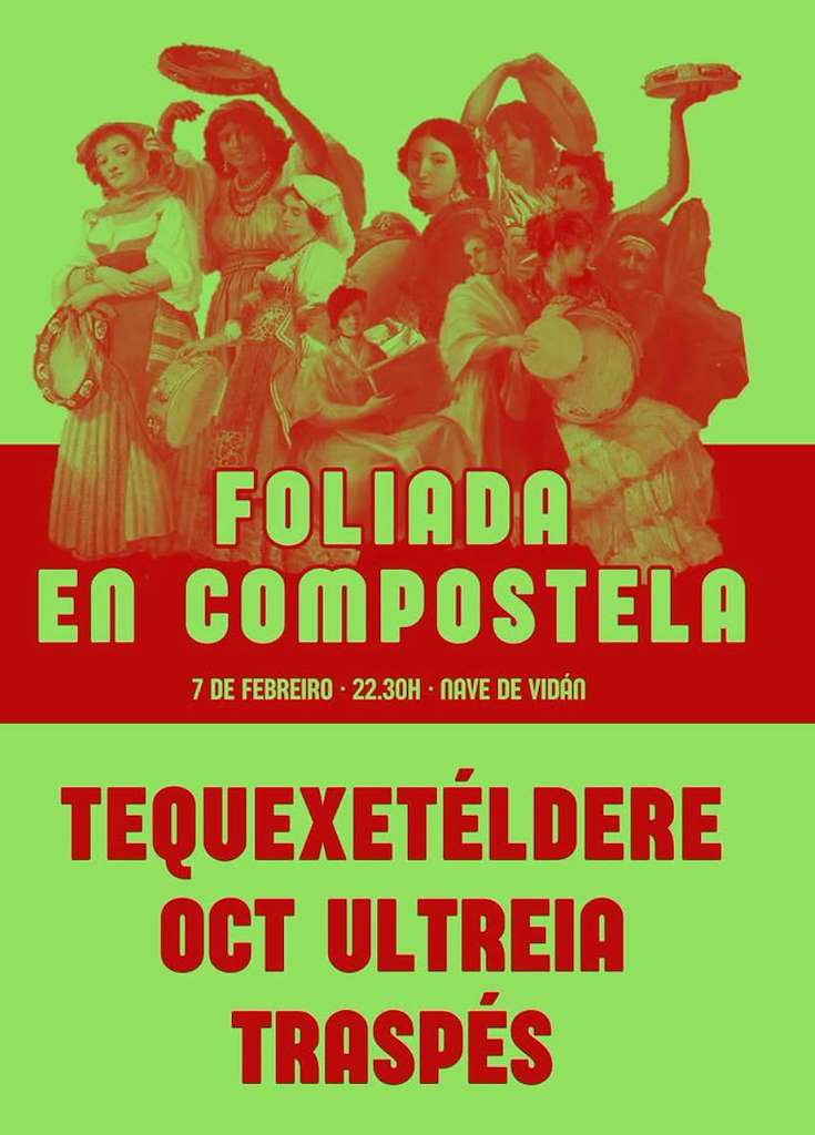 Foliada en Compostela