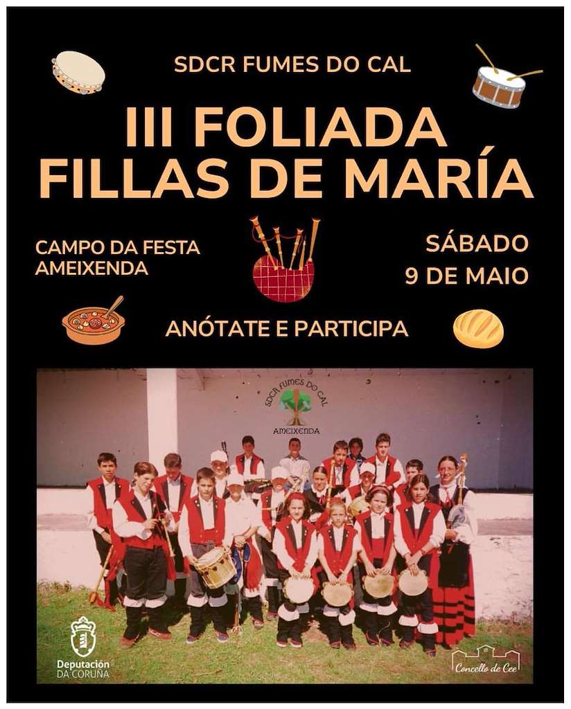 III Foliada Fillas de María (2026) en Cee
