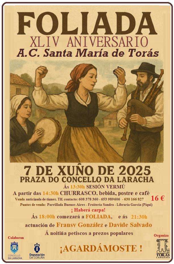 Foliada (2025) en Laracha