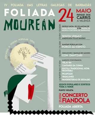 Fechas, información, programa, cartel, imágenes, mapa y ubicación de IV Foliada Letras Galegas   en  Barbadás