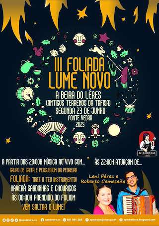 Fechas, información, programa, cartel, imágenes, mapa y ubicación de III Foliada Lume Novo  en  Pontevedra