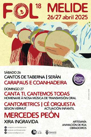 Fechas, información, programa, cartel, imágenes, mapa y ubicación de XVIII Foliada  en  Melide