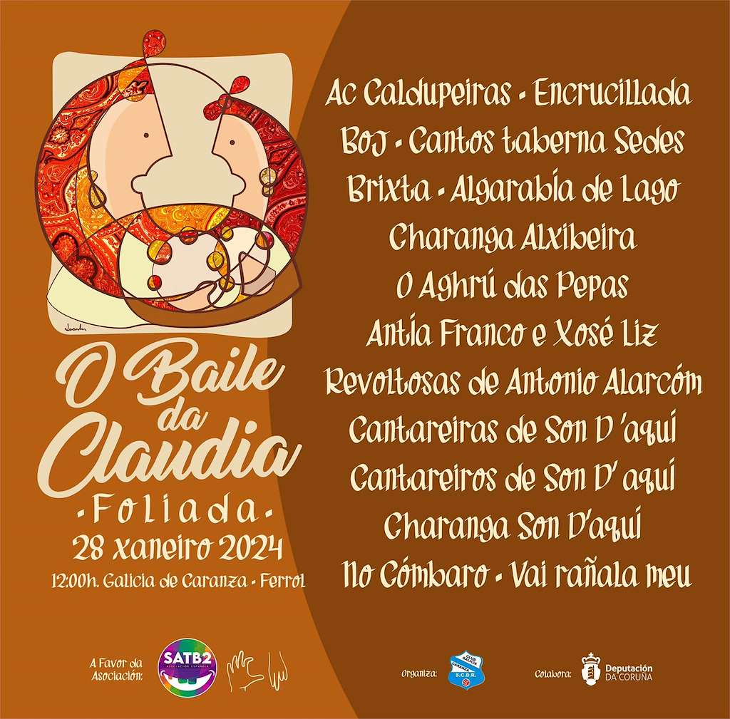 Foliada O Baile da Claudia en Ferrol