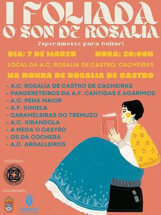 Fechas, información, programa, cartel, imágenes, mapa y ubicación de I Foliada O Son de Rosalía (2026)  en  Teo