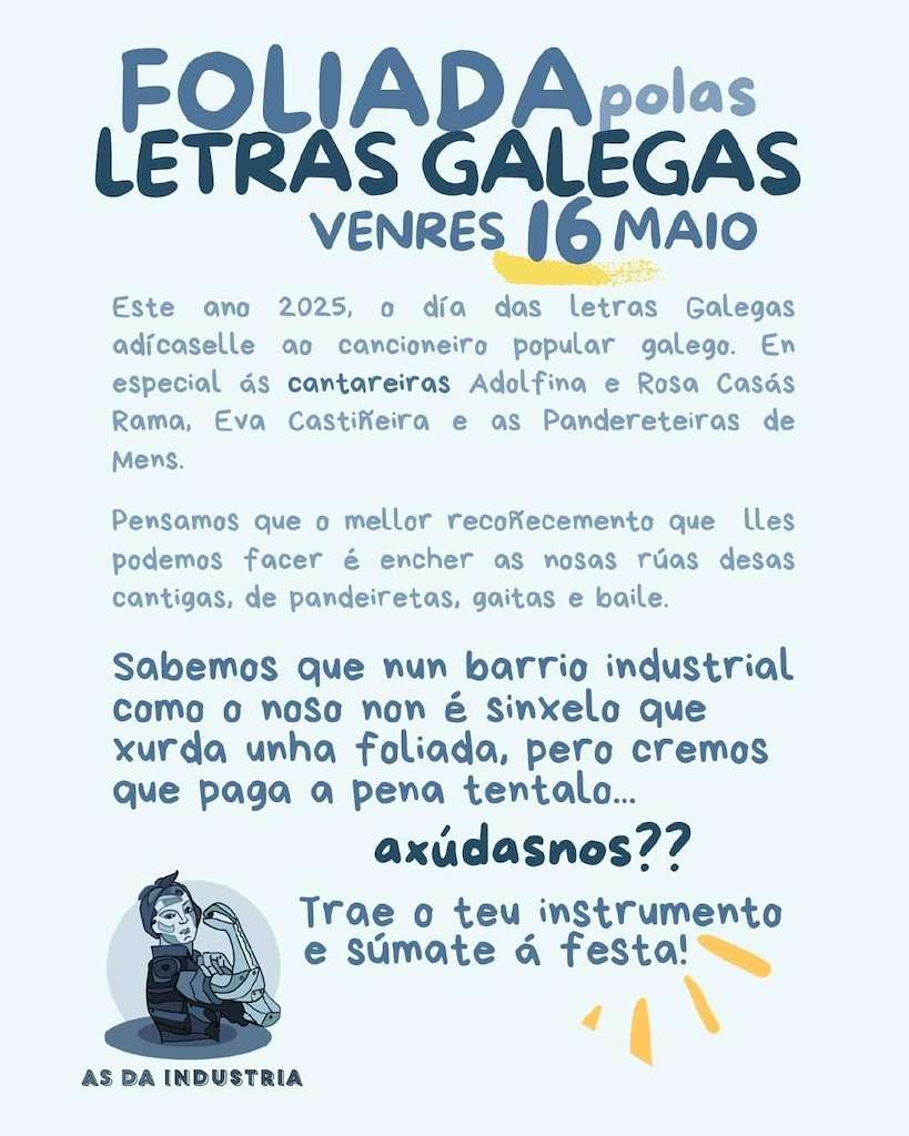 Foliada polas Letras Galegas (2025) en Vigo
