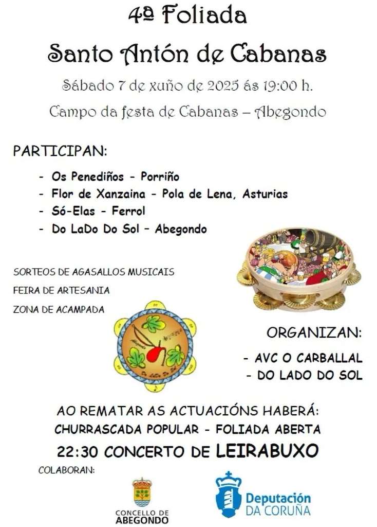 IV Foliada San Antón de Cabanas (2025) en Abegondo