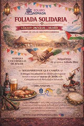 Fechas, información, programa, cartel, imágenes, mapa y ubicación de Foliada Solidaria de Celas (2026)  en  Culleredo