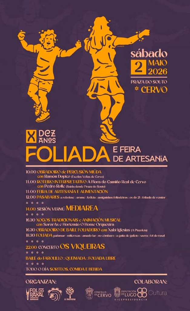 X Foliada y Feira de Artesanía e Alimentación en Cervo