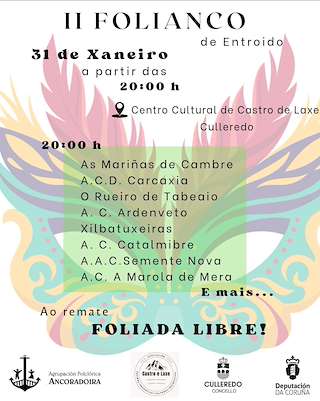 Fechas, información, programa, cartel, imágenes, mapa y ubicación de II Folianco de Carnaval (2026)  en  Culleredo