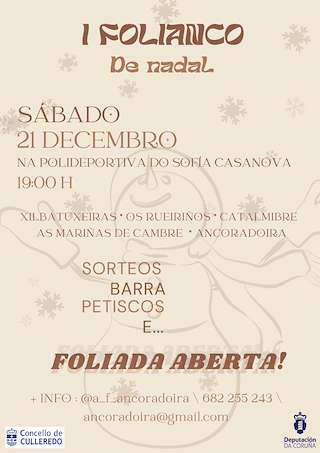 Fechas, información, programa, cartel, imágenes, mapa y ubicación de I Folianco de Nadal  en  Culleredo