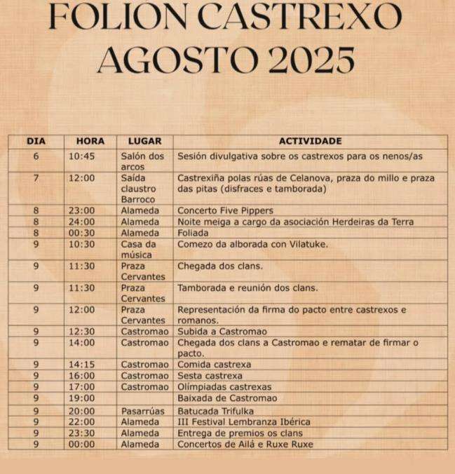 XIII Folión Castrexo (2025) en Celanova