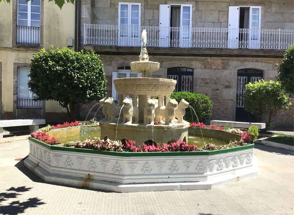 Fonte dos Leóns en Camariñas