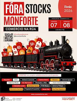 Fechas, información, programa, cartel, imágenes, mapa y ubicación de Fóra Stocks (2026)  en  Monforte de Lemos