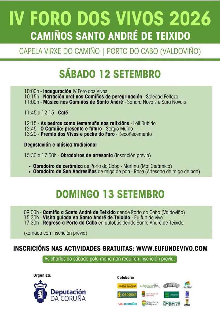 IV Foro dos Vivos (2026) en Valdoviño