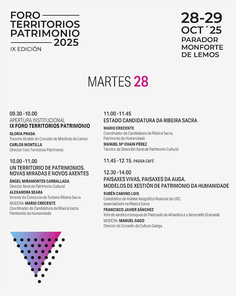 IX Foro Territorios Patrimonio en Monforte de Lemos