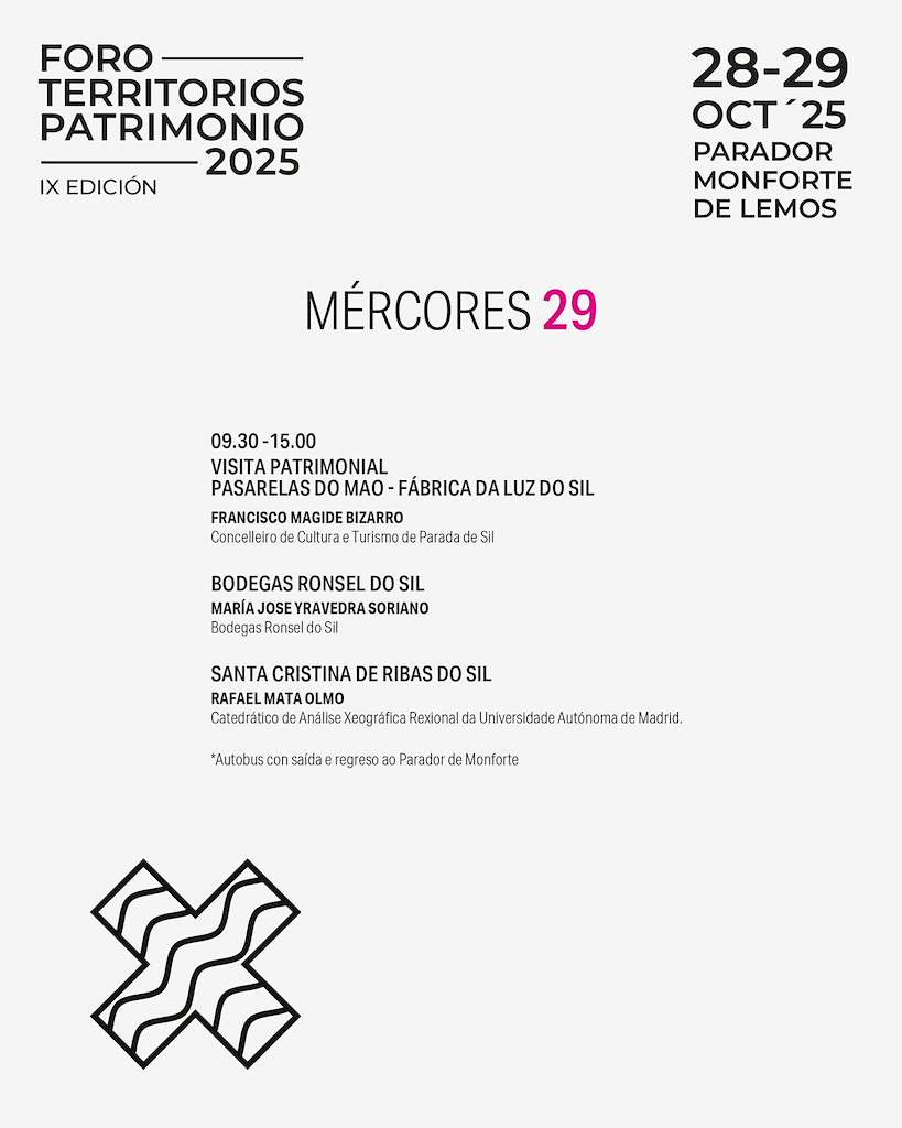 IX Foro Territorios Patrimonio en Monforte de Lemos