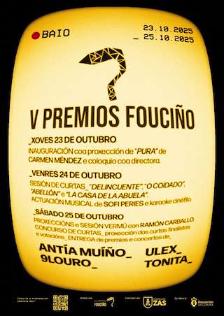 Fechas, información, programa, cartel, imágenes, mapa y ubicación de V Fouciño - Festival de Cine (2025)  en  Zas