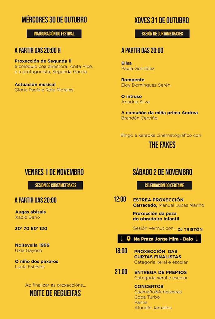 IV Fouciño - Festival de Cine en Zas