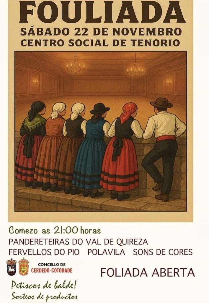 Fouliada de Tenorio en Cerdedo Cotobade