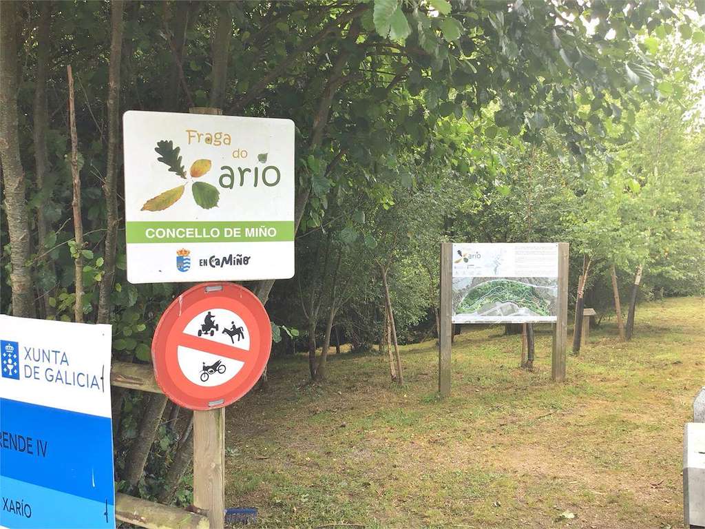 Fraga do Xarío en Miño