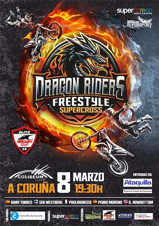Fechas, información, programa, cartel, imágenes, mapa y ubicación de Freestyle Supercross  en  A Coruña