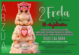 Fechas, información, programa, cartel, imágenes, mapa y ubicación de Frela Entroideira (2026) en Arzúa