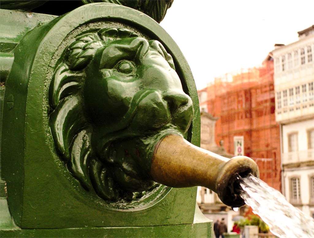 Fuente de Diana La Cazadora en Betanzos