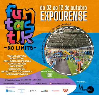 Fechas, información, programa, cartel, imágenes, mapa y ubicación de Funtastik - No Limits (2025)  en  Ourense