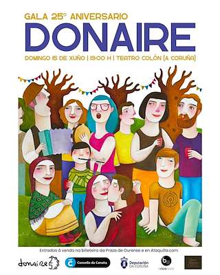 Fechas, información, programa, cartel, imágenes, mapa y ubicación de Gala XXV Aniversario Donaire  en  A Coruña