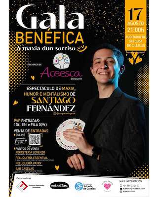 Fechas, información, programa, cartel, imágenes, mapa y ubicación de Gala Benéfica A Maxia Dun Sorriso  en  Salceda de Caselas