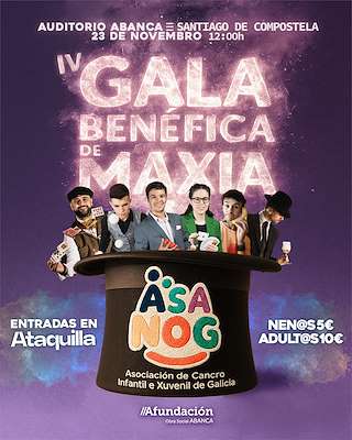 Fechas, información, programa, cartel, imágenes, mapa y ubicación de IV Gala Benéfica de Maxia (2025) en Santiago de Compostela