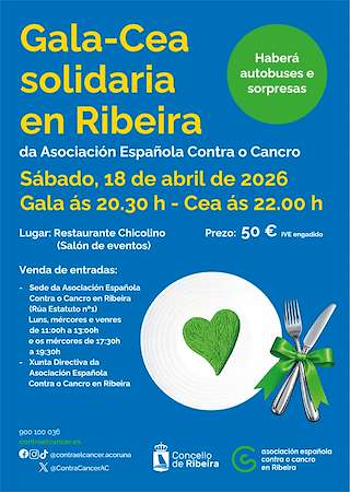 Fechas, información, programa, cartel, imágenes, mapa y ubicación de Gala - Cea Solidaria  (2026)  en  Boiro