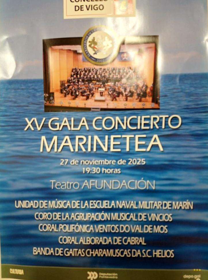XV Gala Concierto Marinetea  en Vigo