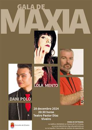 Fechas, información, programa, cartel, imágenes, mapa y ubicación de Gala de Maxia  en  Viveiro