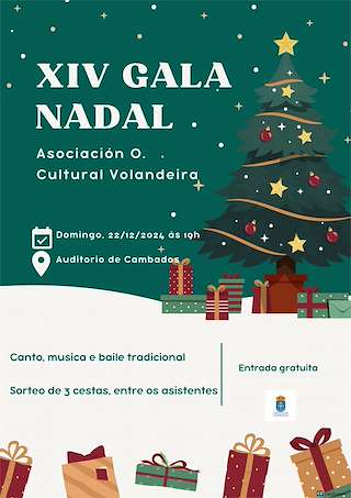 Fechas, información, programa, cartel, imágenes, mapa y ubicación de XIV Gala de Nadal  en  Cambados
