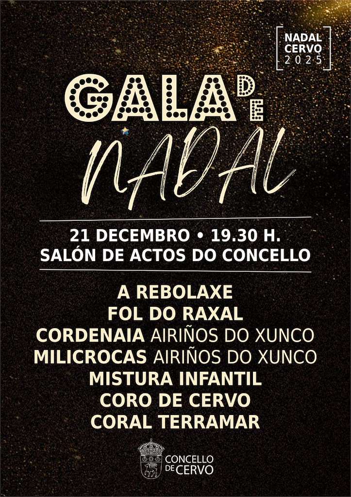 Gala de Navidad en Cervo